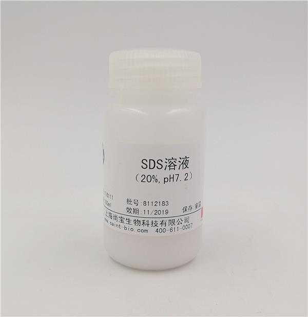 SDS溶液（20%，pH=7.2）